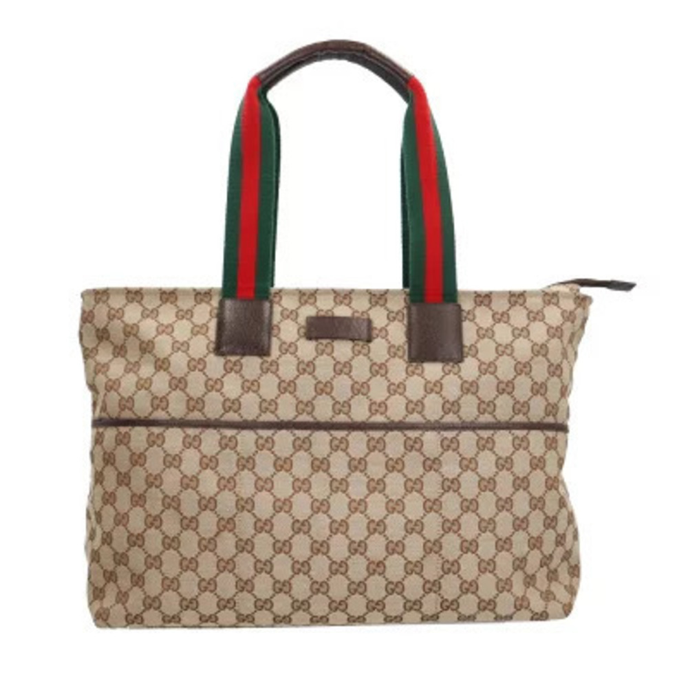 Gucci Mothers Bag Sherry Tote GG Canvas Beige Cream